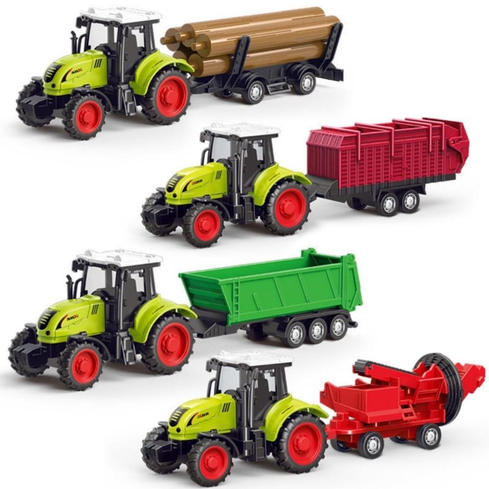 Transport Pulverizer Model Inertia Car Plastic Engineering Car High Quality Farm Tractor Gifts