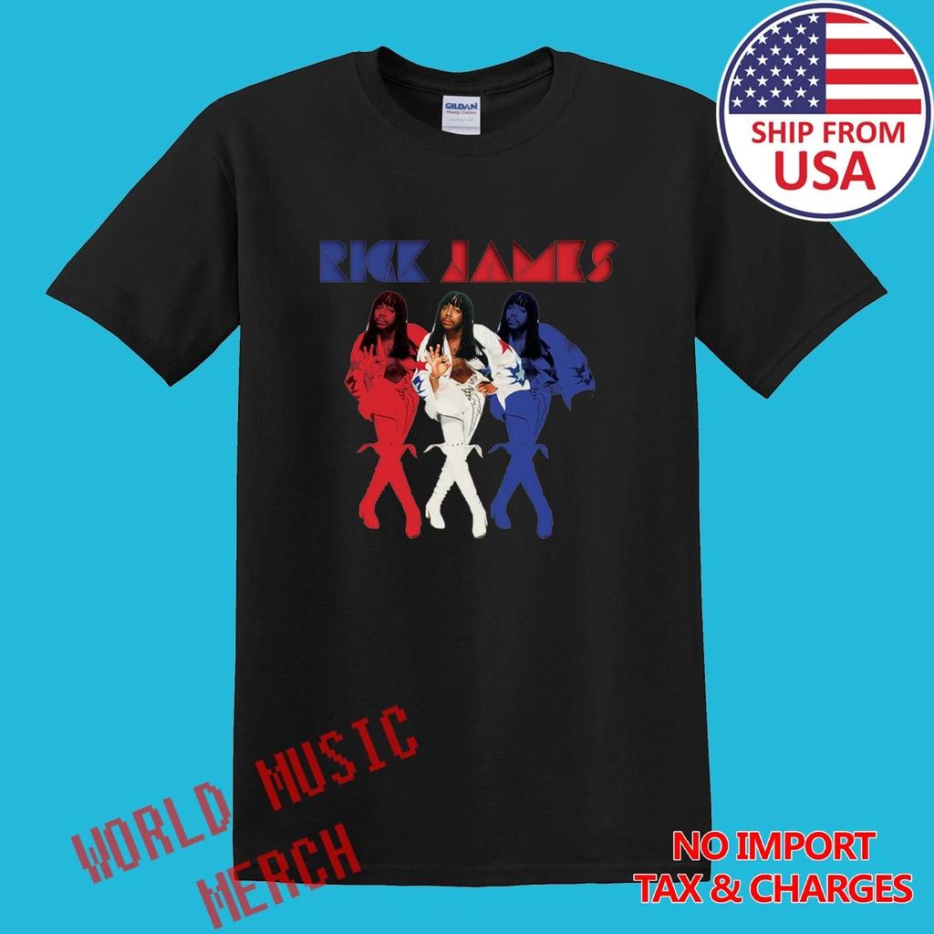 Rick James Men's Black Size S-5XL