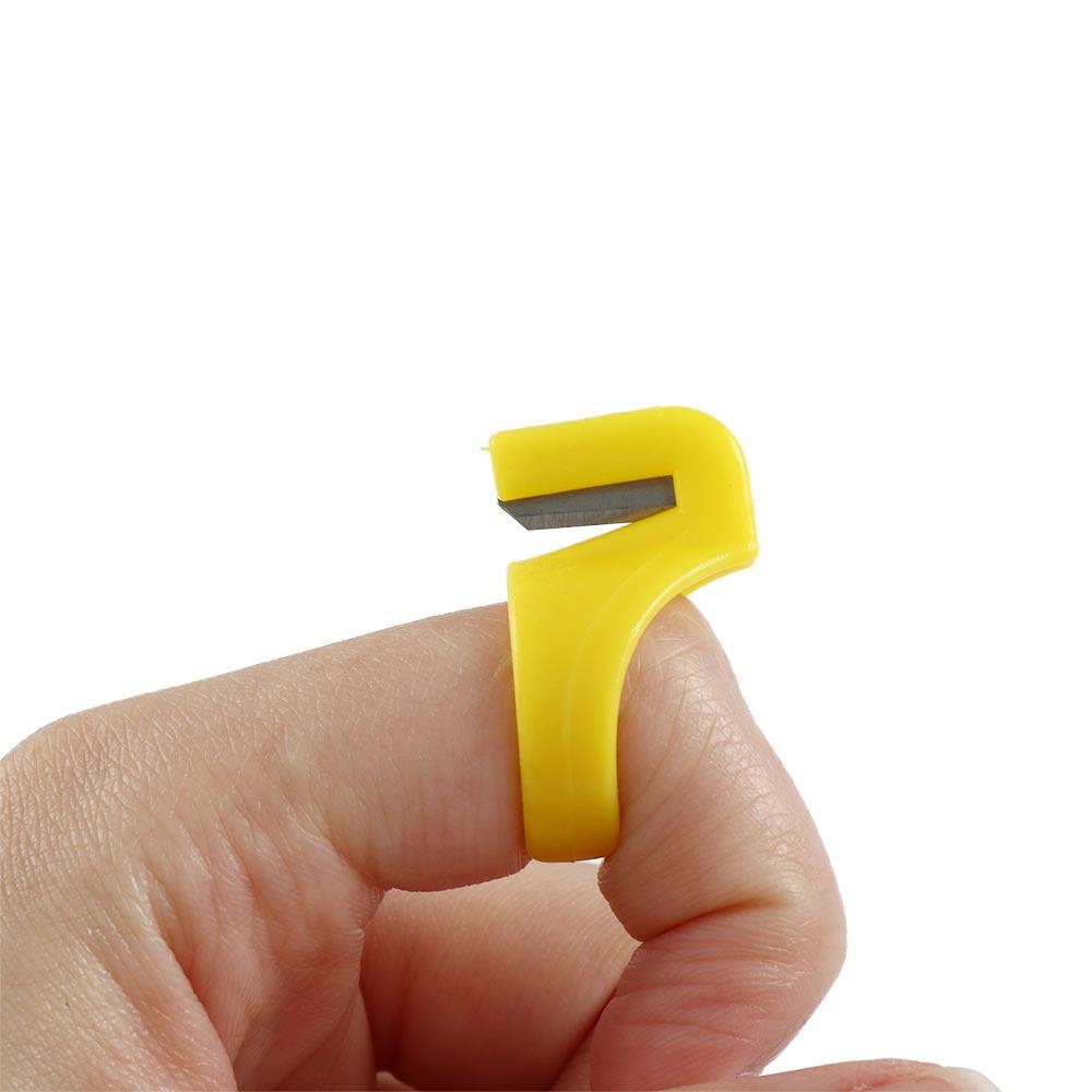 For Yarn Ring Needle Cutting Tool Thread Cutter Thimble Sewing  Machine Accessory Finger Blade