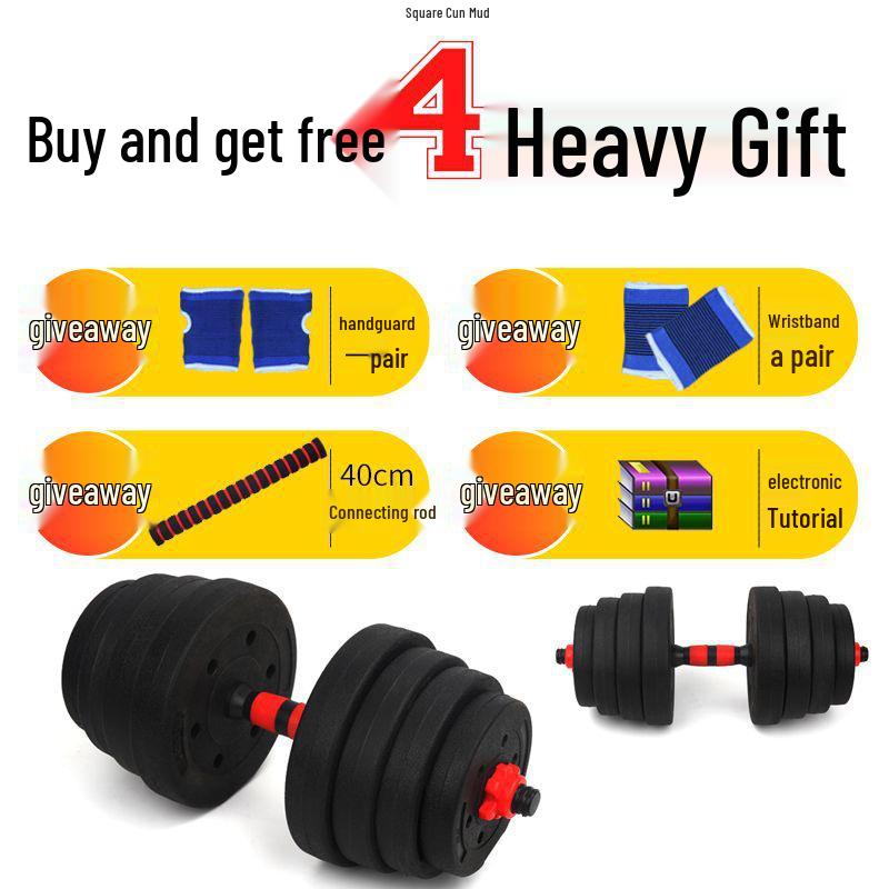 Adjustable Dumbbell & Barbell Set for Men - 10/20/30 kg