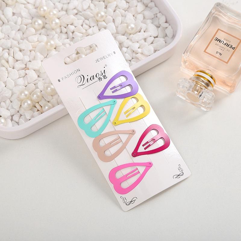 

6 шт. Заколка-бабочка для волос, заколка для волос конфетного цвета для девочек, корейский стиль, универсальная, детская заколка из сплава, женские аксессуары для волос