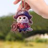 Flat Acrylic Surface Cute Pirate Cat Pendant For Vehicle Accessories Interior