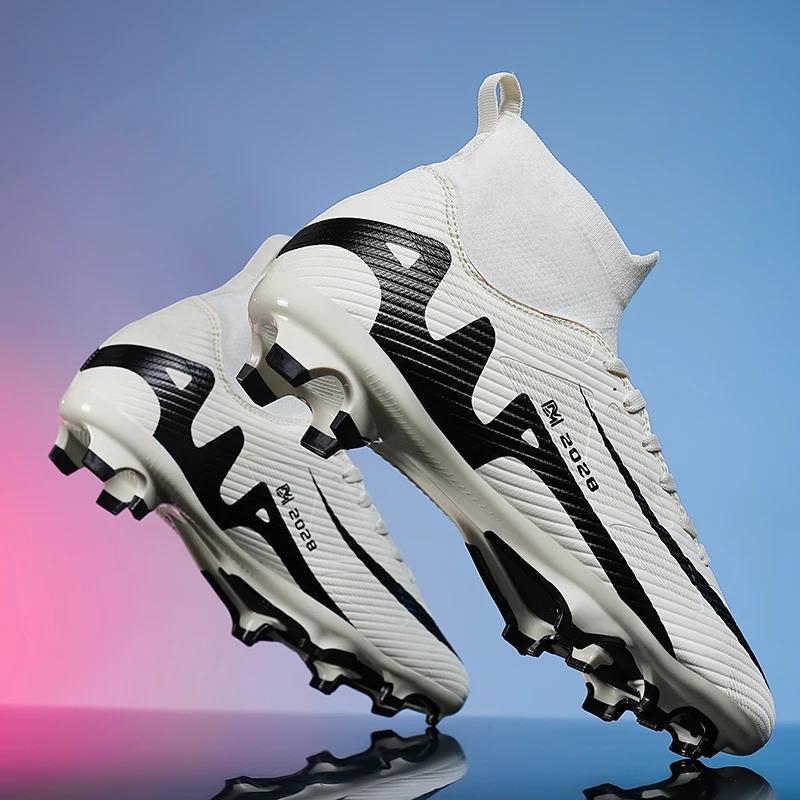 Professionelle Fußballschuhe für Herren Society Stollen Fußballschuhe Professionelle Hallenfußballplatz Schuhe Original Turnschuhe Schnell