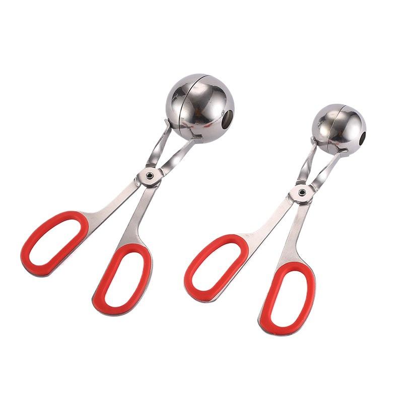 Kitchen Convenient Meatball Maker Stainless Steel Stuffed Meatball Clip DIY Fish Meat Rice Ball Maker Meatball Mold Tools