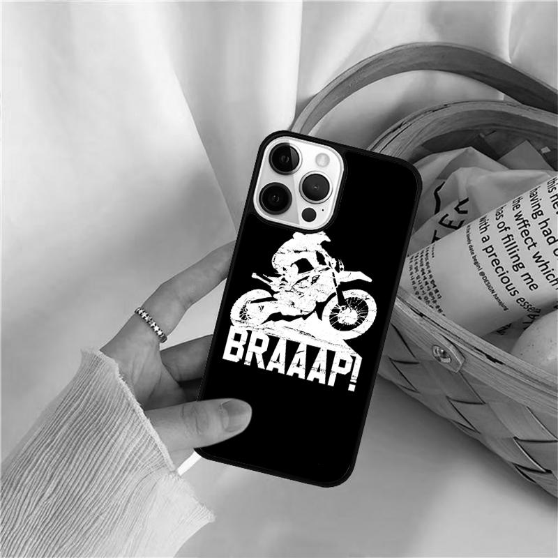 Moto Bike Motocross  Phone Case For IPhone 18 17 Air 16 15 14 11 12 13 Pro  MAX Plus Coque Cover Shell