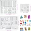 141 Pieces Handmade Diy Crystal Drip Glue Tool Set Bracelet Pendant Earrings Jewelry Silicone Mold Jewelry Set