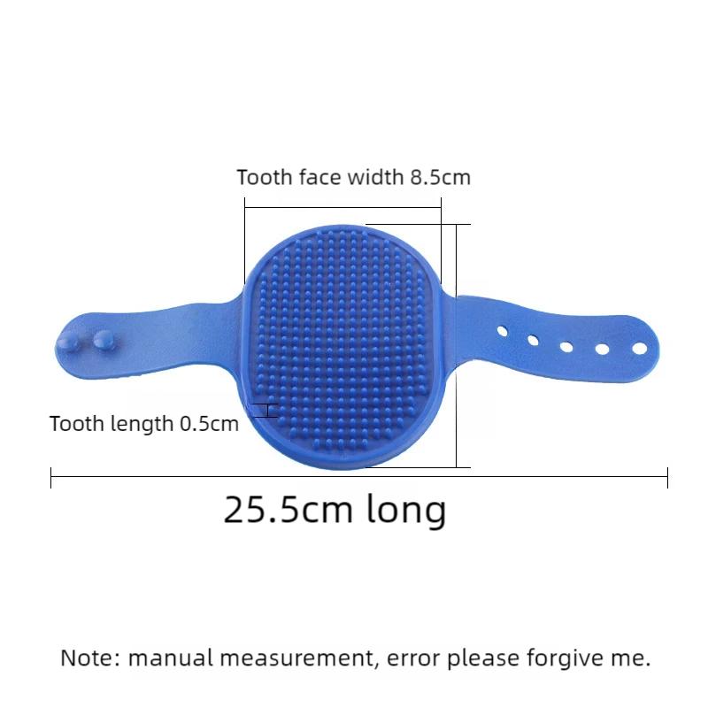 Dog Cat Silicone Bath Brush Soft Rubber Massage Comb Pet Hair Remover Scrubber Puppy Kitten Shower Grooming Cleaning Accessories