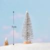 Pine Needle Christmas Tree Micro-landscape Accessories Snow Tree Ornaments of Various Sizes Cute Home Decorations
