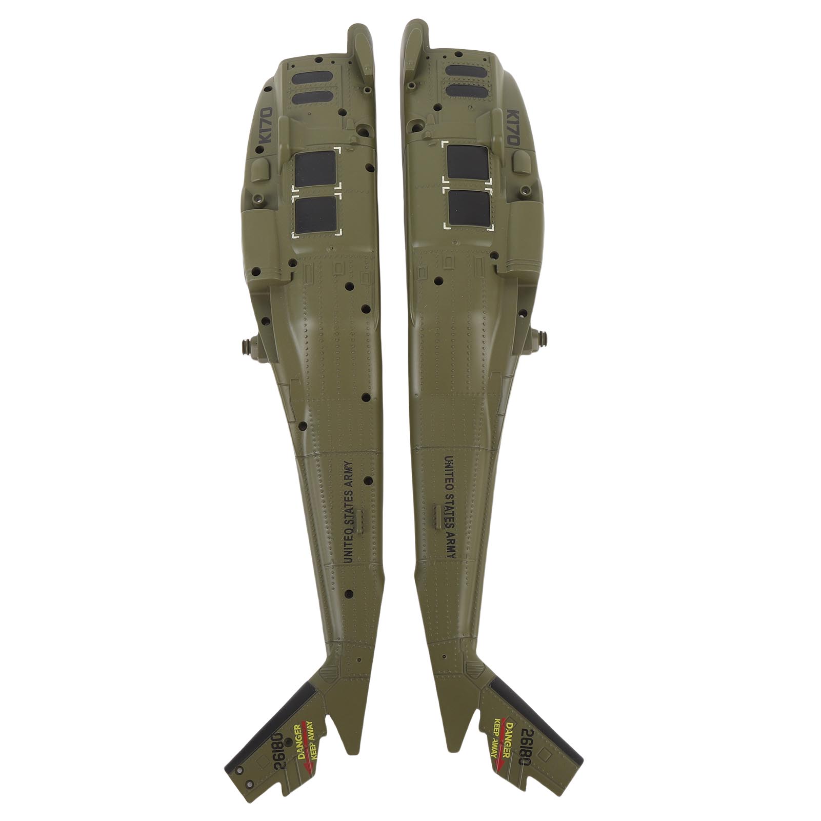 

RC Helicopter Left and Right Body Cover RC Helicopter Spare Parts Fuselage Cover for K170