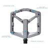 CRANK BROTHERS Stamp 3 MTB Flat Magnesium Gray Pedals, Body, Large,