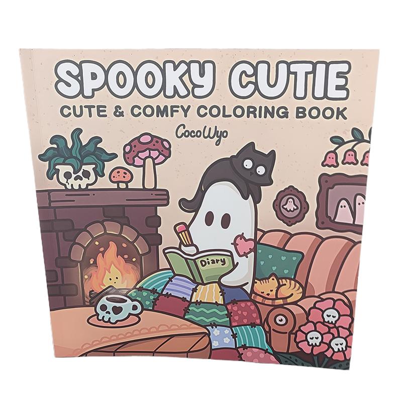 Creative Diy Coloring Book Cartoon Funny Children Graffiti Notebook Cute Coloring Book Drawing Book Adult Relaxation Supplies