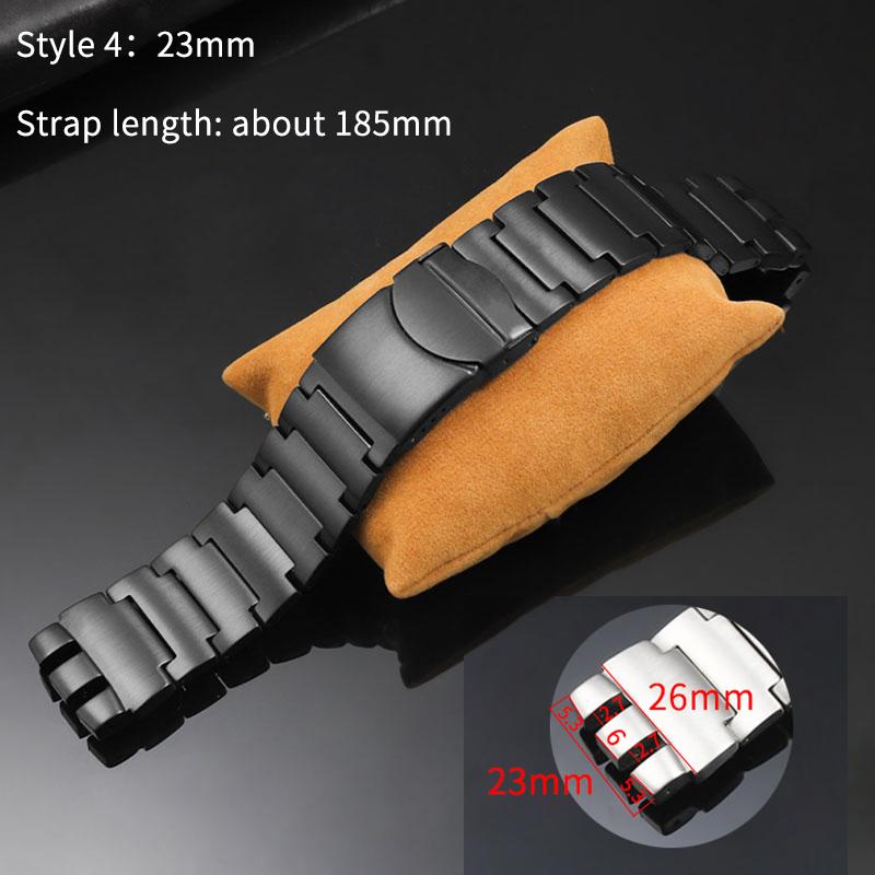 17 19 20 21 23mm cinturino solido in acciaio inossidabile per orologi Swatch YCS YAS YGS IRONY YGS749 Braccialetto da polso di ricambio da uomo