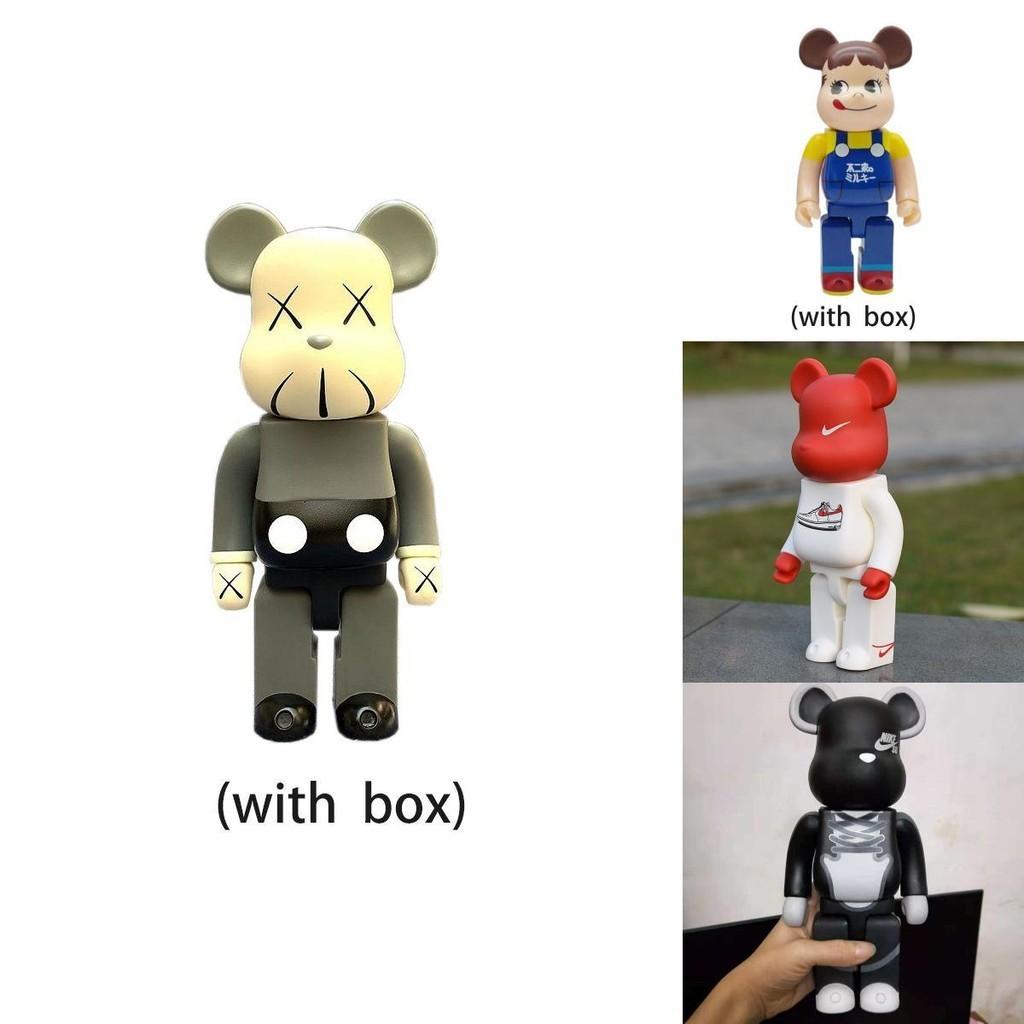 Figura d'azione Bearbrick 400% alla moda Peko Iron Man Per Esposizione da Collezione Unica