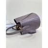New woven bucket bag leather women's fashion portable messenger bag child and mother bag niche design portable