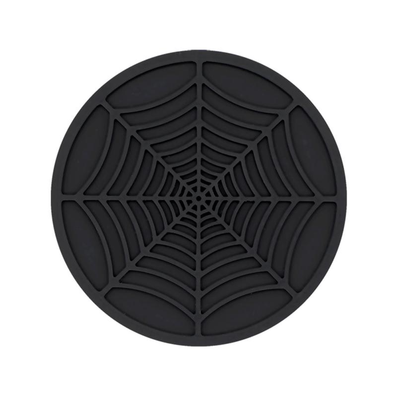Hot! 4pcs Silicone Coaster Creative Round Universal Household Cup Mat For Water Cup Coffee Cup Tea Cup
