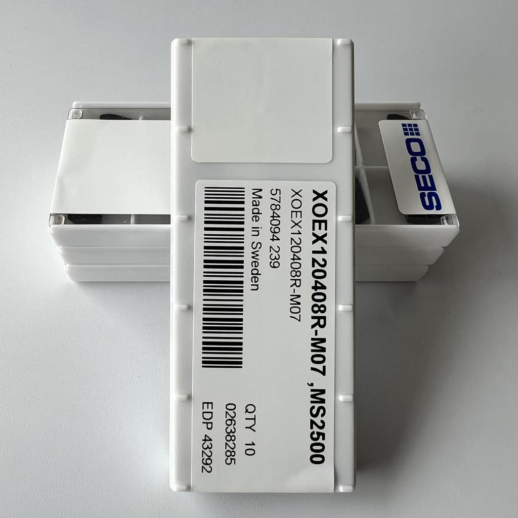 SECO / XOEX120408R-M07,MS2500 / Original genuine CNC alloy blade 10 Pcs