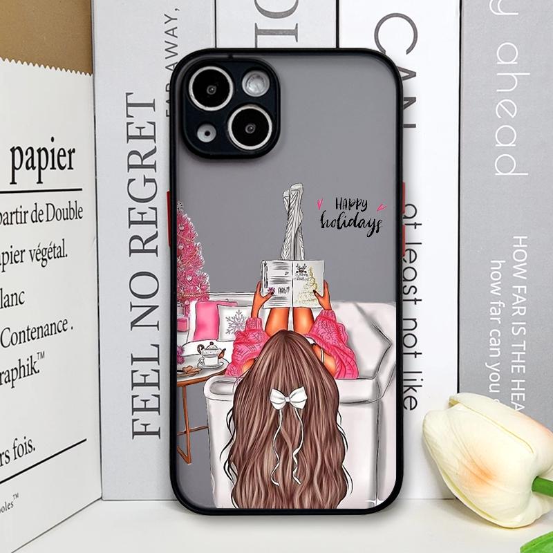 Fashion City Girl Phone Case for Samsung Galaxy A36 A56 A55 A54 A53 A52 A51 A50 A15 A14 5G Beautiful Women Shockproof Hard Cover