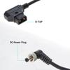 D-Tap To DC2.1/DC2.5 Cable Locking Power Cable Angle D-Tap for Atomos Video Assists Monitors Lectrosonic Receiver