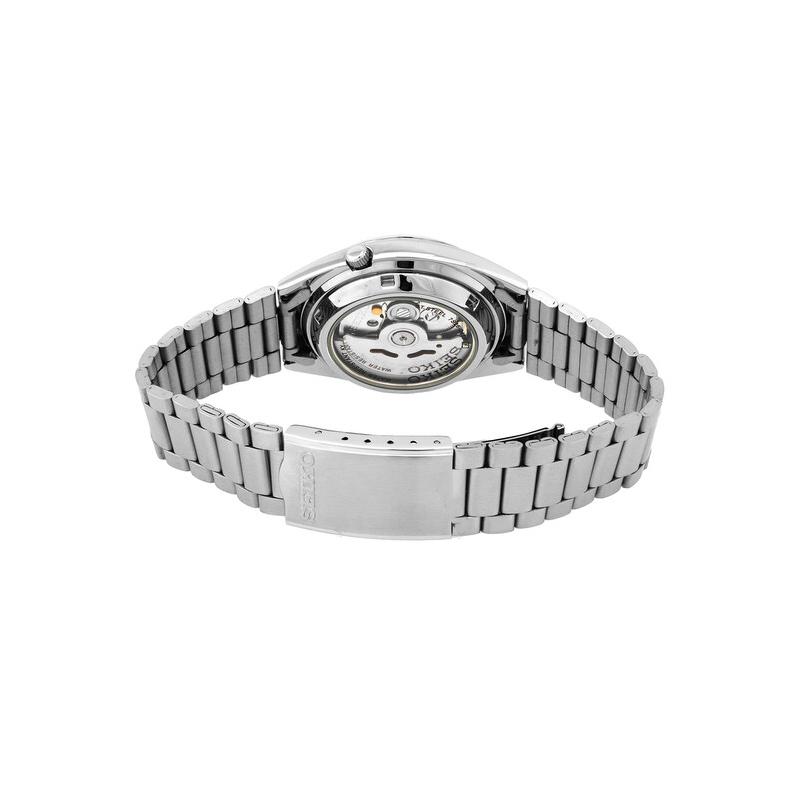 Seiko 30 Meters Waterproof Automatic Mechanical Movement Stainless Steel Watch Men watches Silver SNXS73K1