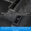 Rear Seat Slide Rail Soft Rubber Anti Kick Plug Protection Suitable For Car 3/Y Car Interior Function Accessories 4pcs