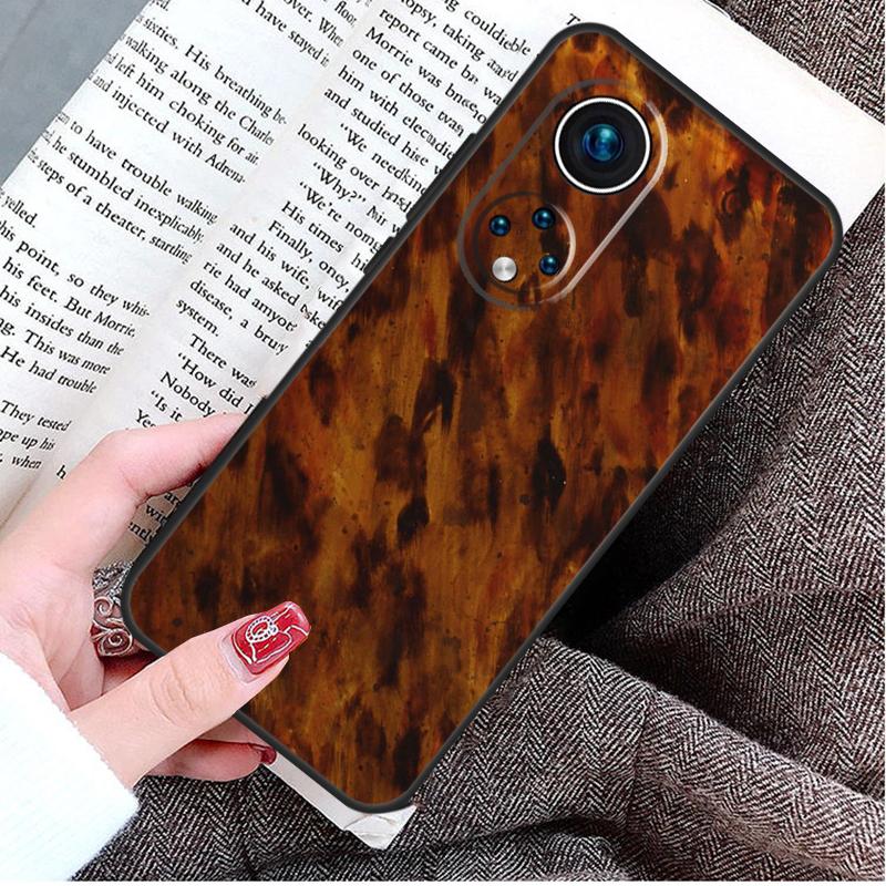 Tortoise Shell Pattern Case For Honor Magic 5 Lite 6 Pro 50 70 90 Honor X8b X9b X6 X7 X8 X9 X6a X7a X8a X9a Cover