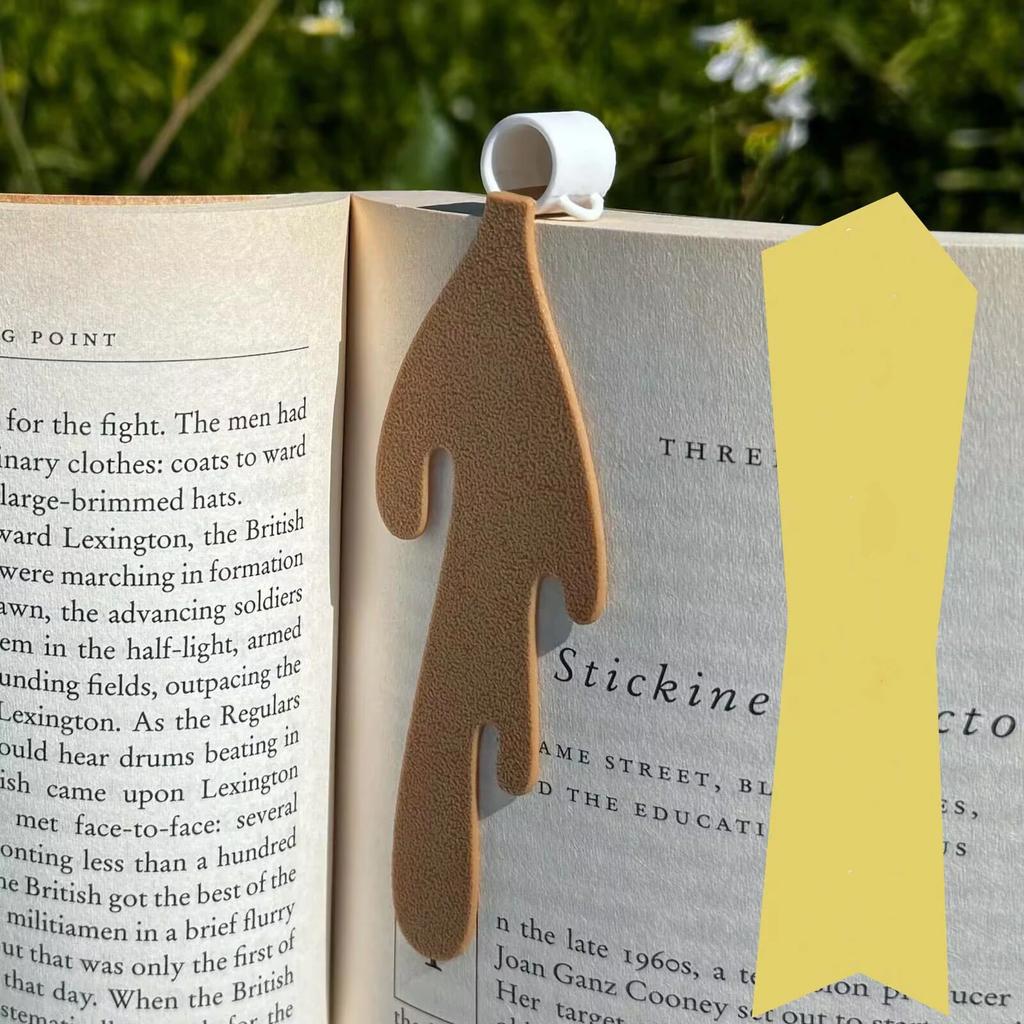 1 Piece Bookmarks Creativity Coffee Bookmark Book Mark Workspace School Supplies Playful Present Creative Playful Bookmark Stationery