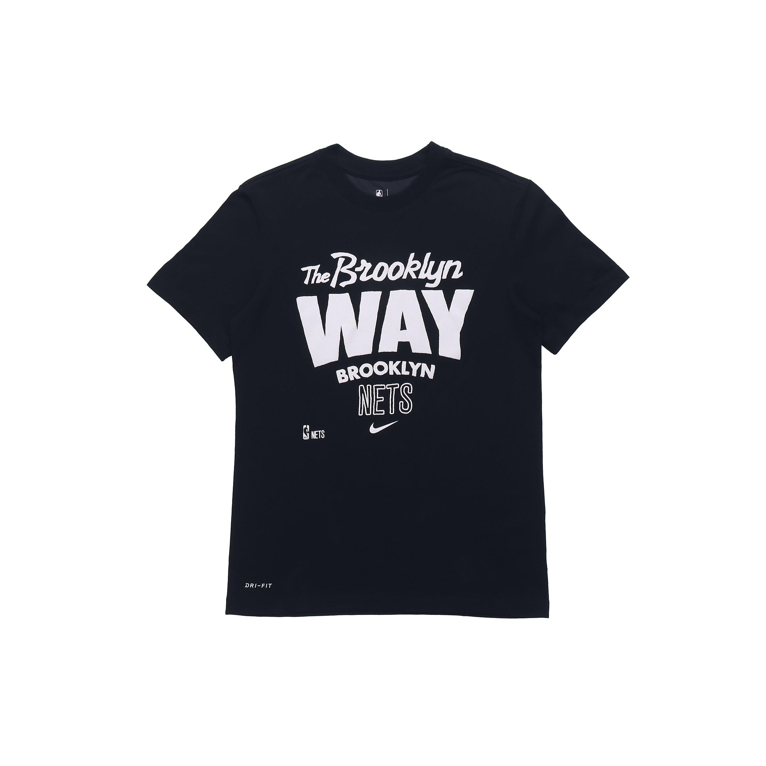 Nike Brooklyn Nets Mantra Dri-FIT NBA Short Sleeve Black Men s CK8800-010 L