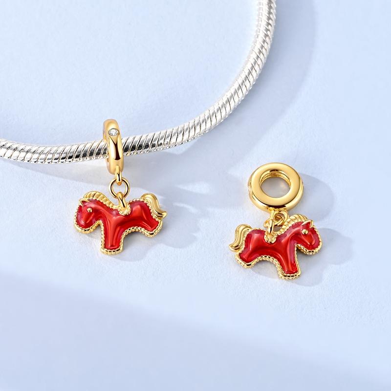 New In Charm 925 Silver Tree of Life Rose Pendant Charms Beads Fit Original 925 Bracelet For Women Jewelry Gift DIY