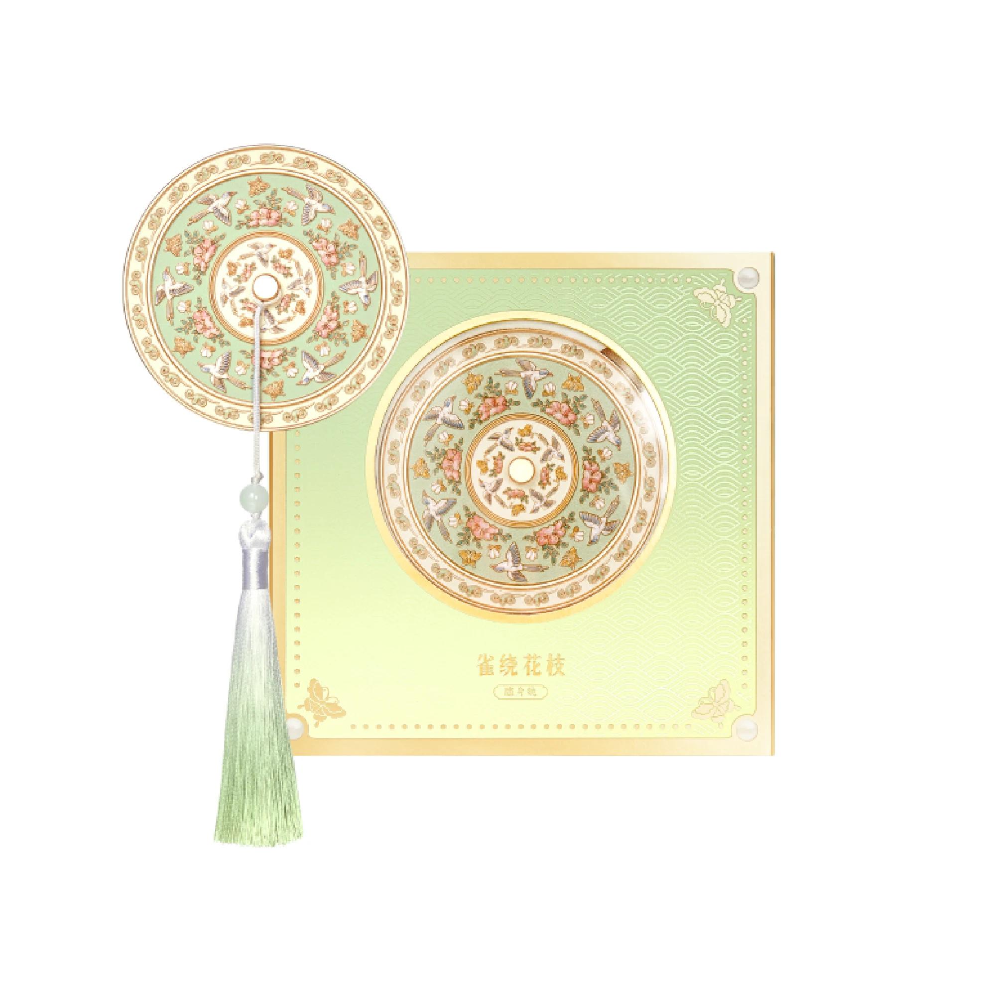 

воробей вокруг цветочных веток маленькое зеркало корпус зеркало товар День святого Валентина подарок на день рождения сувенир для девочек