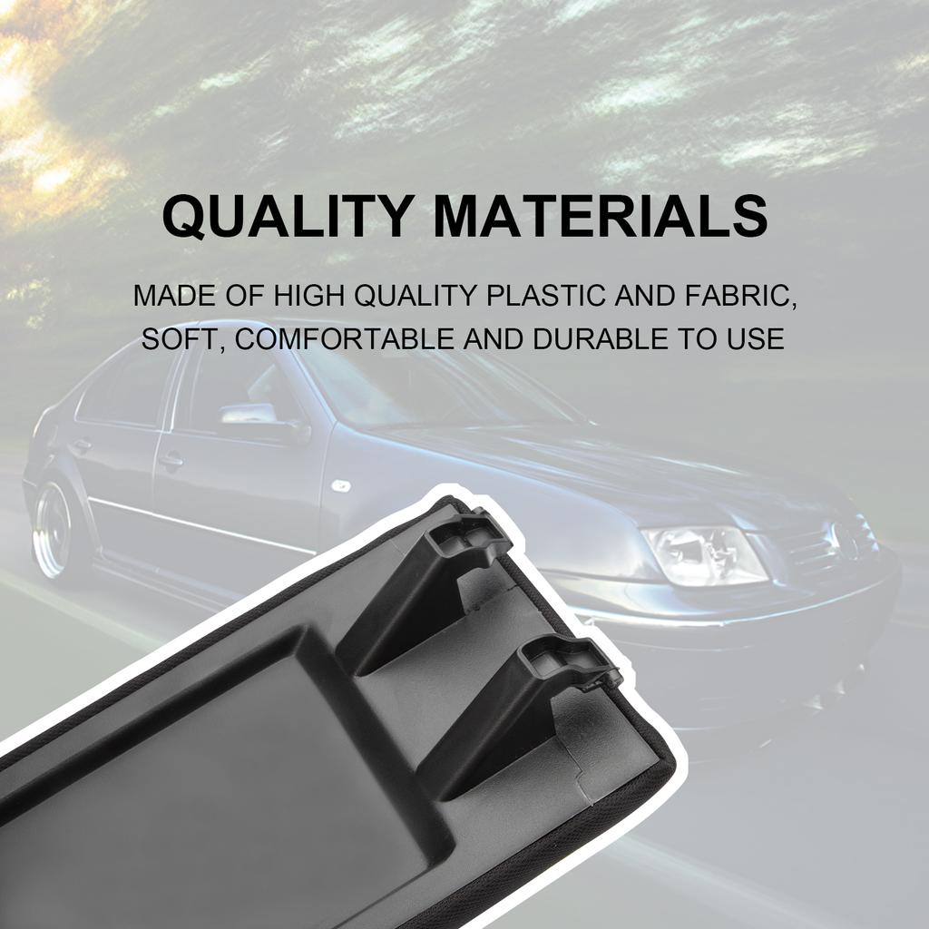 Centre Console Armrest Lid Soft Fabric Armrest Cover Compatible with VW Jetta Golf 4 Mk4 Bora Polo 6R 9N 9N3