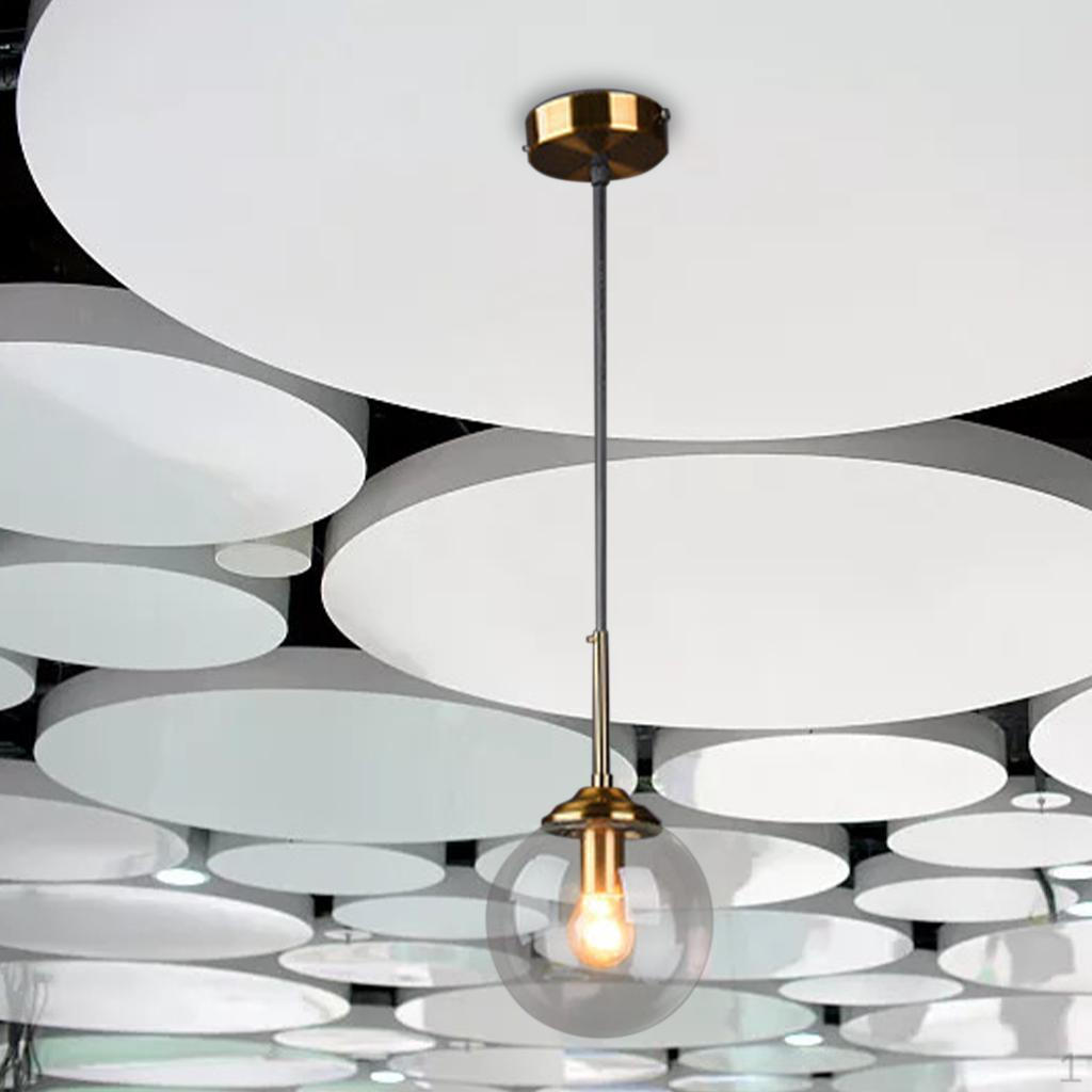 Glass Ceiling Lights LED W/ E14 Lighting Nordic Pendant Light for Bedroom kitchen counter