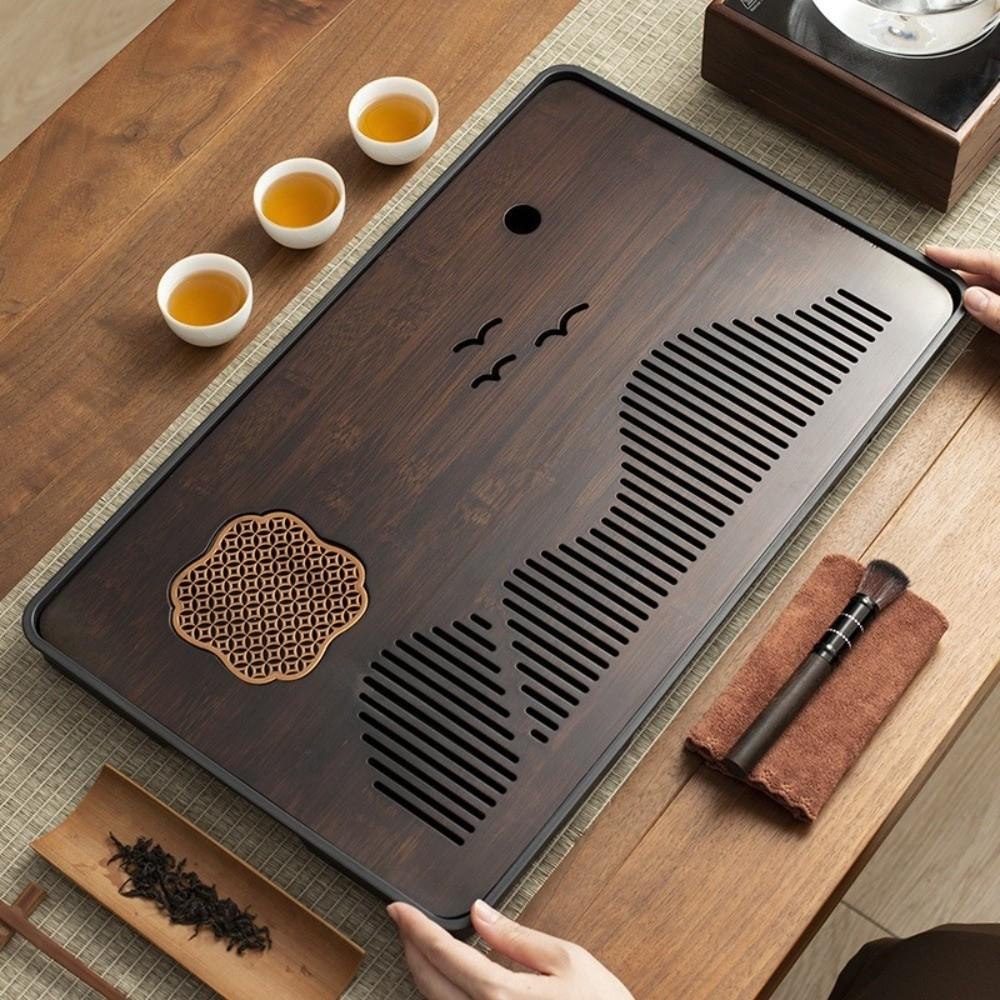 Portable Tea Tray Bamboo Bamboo Tray Cultural Accessory Tea Ceremony Platform  Zen Meditation