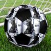 1PC Ultimate Mbappé Skills ballon de football taille 5 Praha Ballon de football en salle Coloré Tous les âges Cousu à la machine PVC Prêt pour la compétition Durable Haut rebond