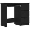Desk Black Oak Effect 90 x 45 x 76 cm Engineered Wood