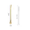 stainless steel Straws Eco-friendly Drinking Straws for Smoothie Milkshakes Tea Juice Cocktail Straw with Brush  Tea, Juice