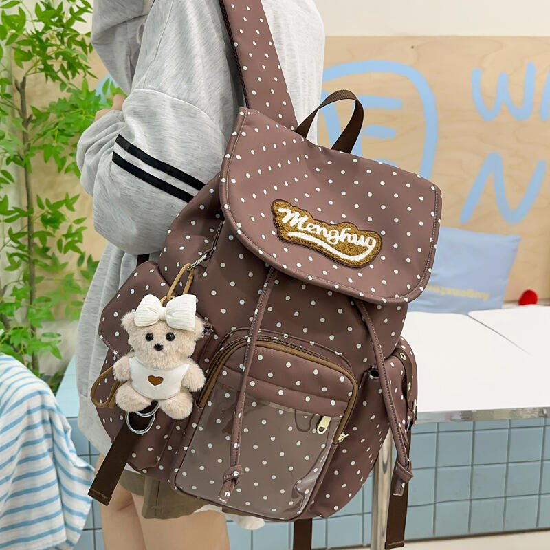 Print Backpack Women's Backpack College Style Schoolbag