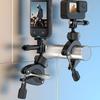 Camera Clamp Mount with 1/4 Screw Super Clamp 360 Degree Ballhead Boat Vehicle Tree Tube Extension for GoPro  Action 4