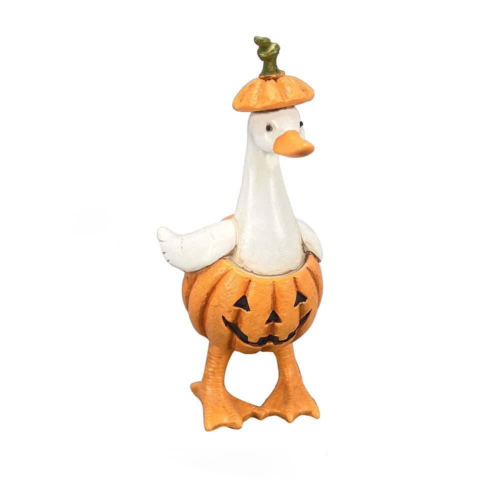 Wasserdichte Halloween-Entenfigur Kreative Geisterkürbis-Skulptur Kinderzimmer