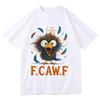 Funny F-Caw-F Chicken Shirts, Sunset Vintage FCAWF Chicken T-Shirt, Sweatshirt, Hoodie Black Bird Shirt, Chicken Meme Shirt