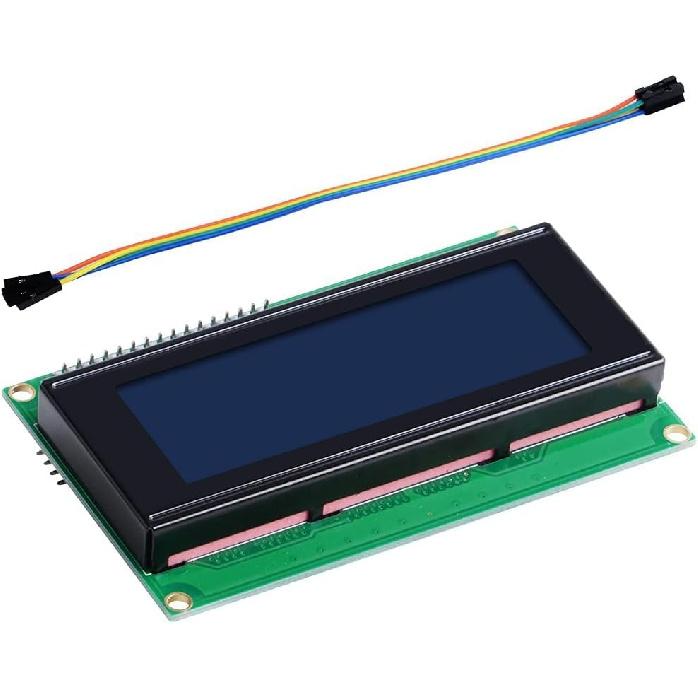 GeeekPi IIC I2C TWI Serial LCD 2004 20x4 Display Module with I2C Interface Adapter Blue Backlight for Raspberry Pi Arduino STM32 DIY Maker Project