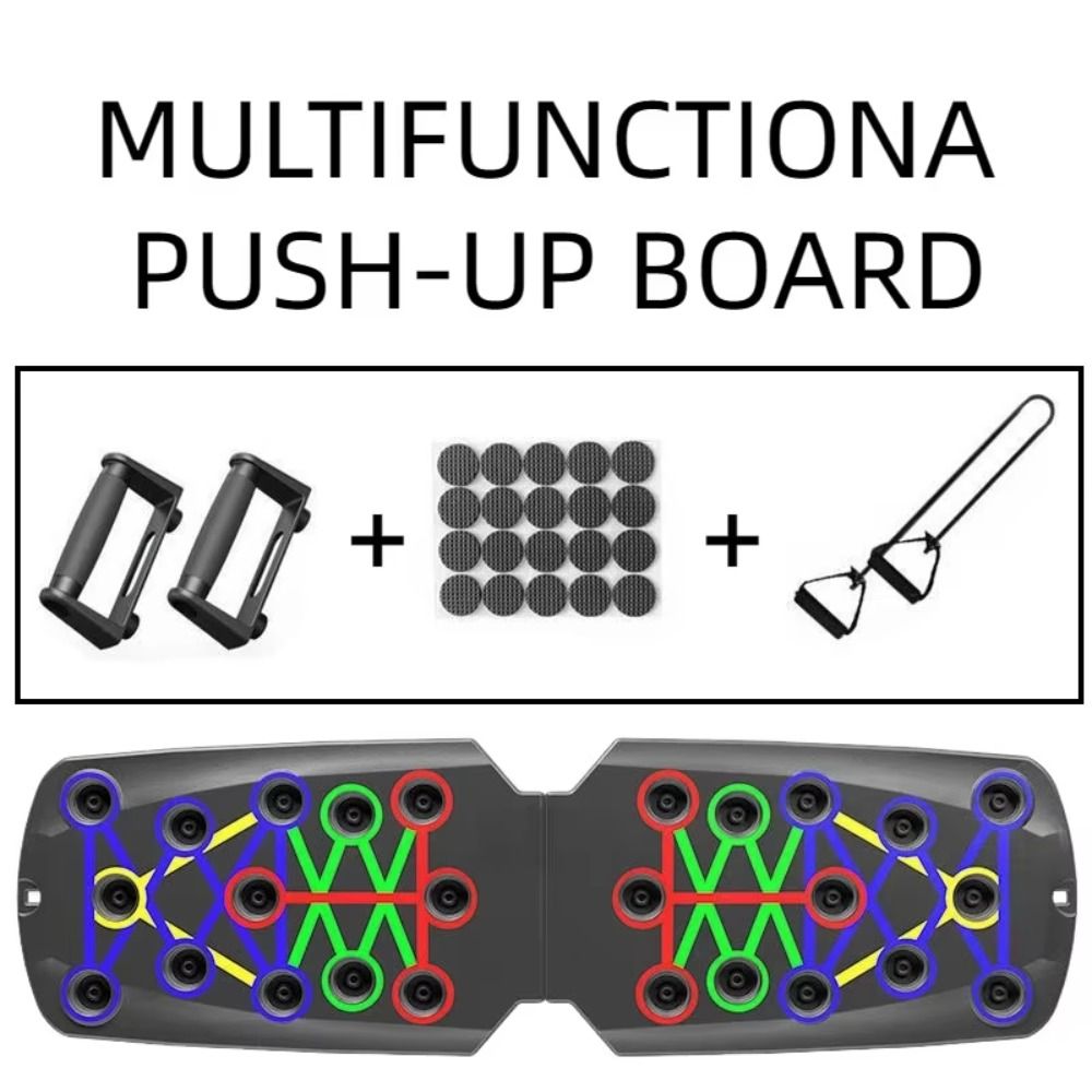Foldable Push-up Board Multifunctional Push Up Bar Body Shaping Home Exercise Equipment  Gym