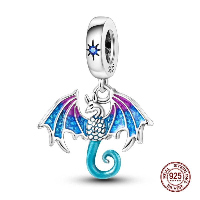 Original Charms Copper Parrot & Bird Charms Bead Fits Women 3Mm Original Bracelet Necklace Diy Fine Jewelry Gift New In