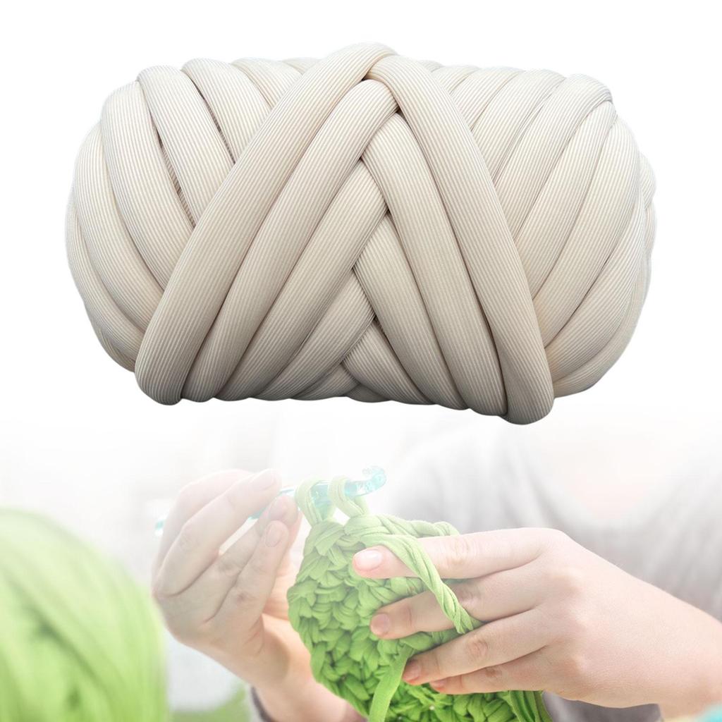 Cotton Polyester Chunky Yarn Bulky Chunky Yarn for Crochet Rug Making DIY