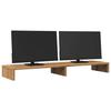 VidaXL Support de moniteur chêne artisanal 100x27x10cm bois ingénierie, support de moniteur pour bureau, étagère de 854660