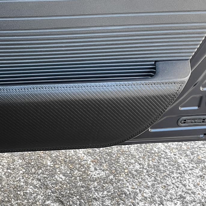 CGP Front and Rear 4-Door Kick Guard Panels with Carbon Fiber PU Leather for NBOX JF5/JF6 (HN12-H7304B)