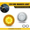Fit 2010-21 Ford Transit Connect Clear Lens Amber LED Side Fender Marker Light A