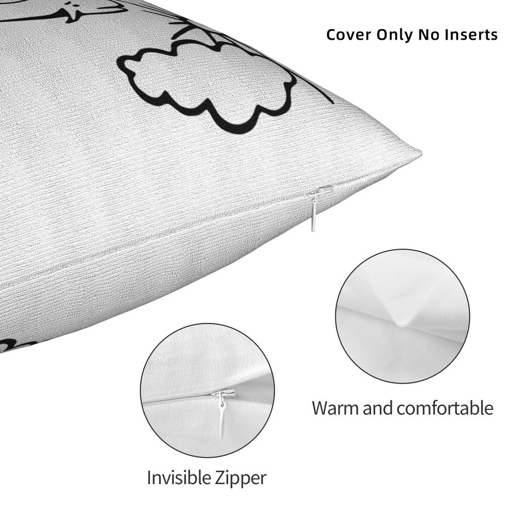 Rock Extremoduro Band Whales and Sun Pillow Cover  Square Cushion Cover Fashion Pillow Case For Sofa Bedroom Home Decor