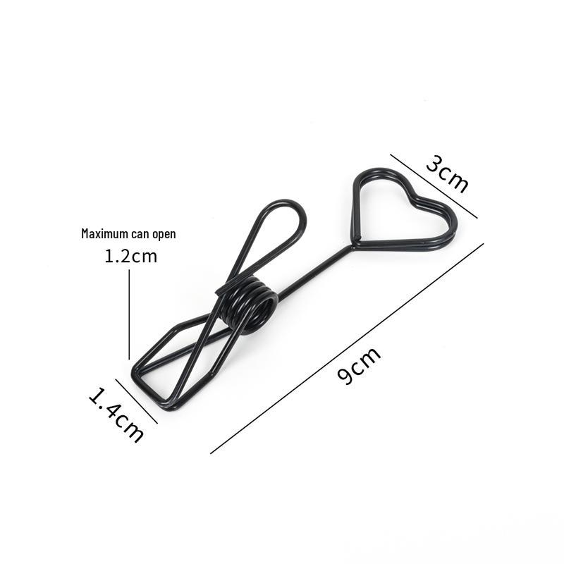 Support Clip Double Face en Acier Inoxydable pour Notes et Photos