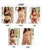 Neues Sexy Europäisches & Amerikanisches Spitzen-BH-Set - Rot Dünn Raffiniert Französischer Stil für einen Minimierenden Look