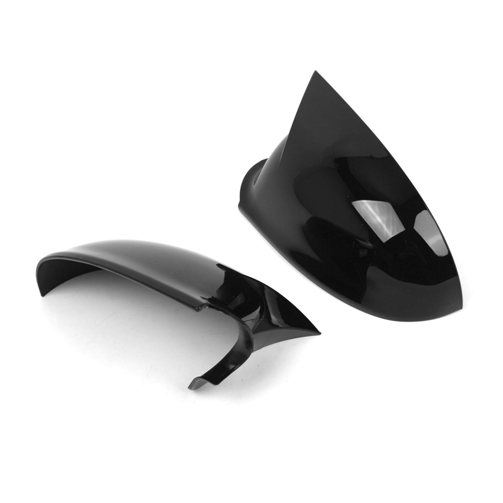 

2 шт. Накладка бокового зеркала, крышка зеркала заднего вида, замена для VW Jetta 2005 2011, EOS 2006 2008, Golf MK5 2004 2009 чёрный